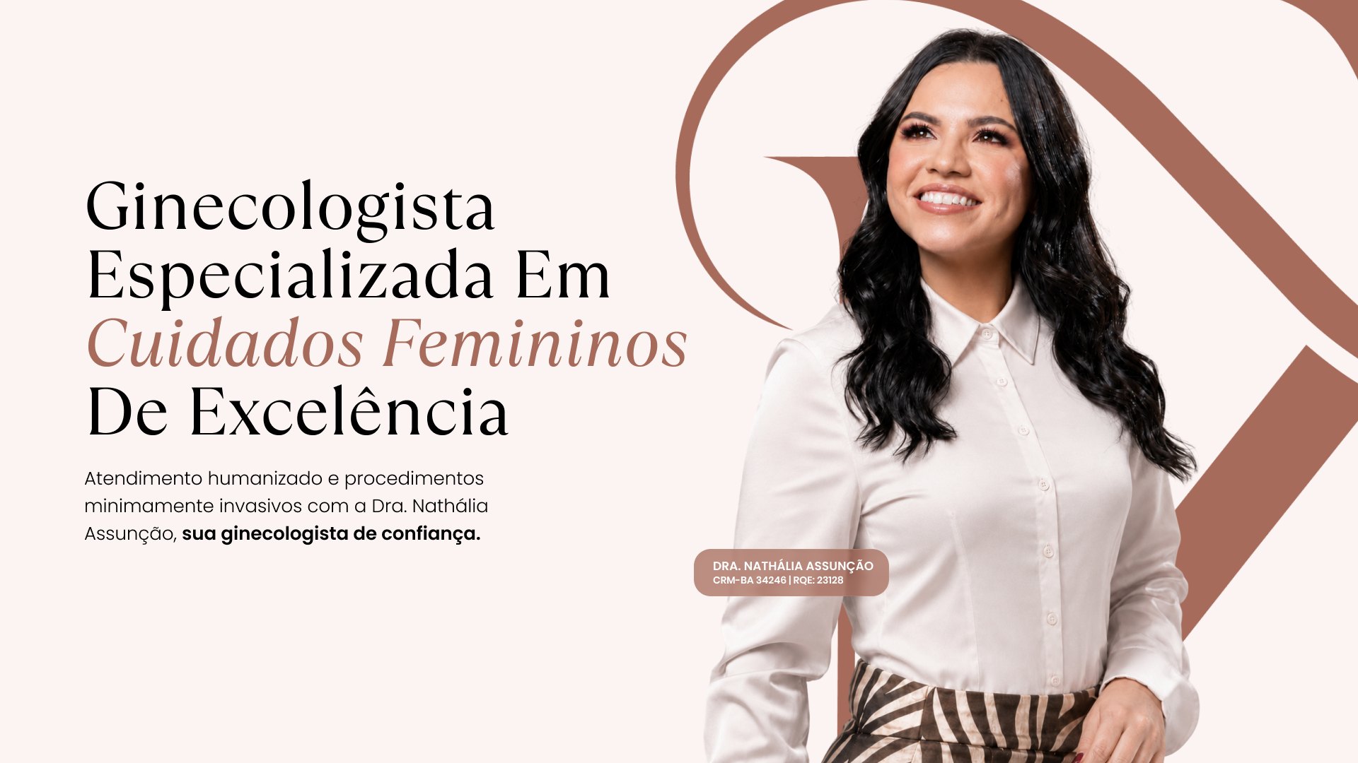 Dra. Nathália Assunção, ginecologista especializada em cuidados femininos de excelência